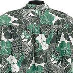 Tommy Bahama "The Coconut Point" Men's Large Shirt Floral Viridian Pine