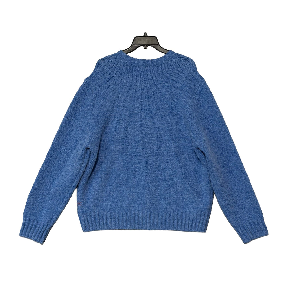 BDG Urban Outfitters Crew Neck Sweater Men's XL Fuzzy Long Sleeve Blue