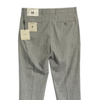 Calvin Klein Dress Pant Men's 32"x32" Slim Fit Flat Front Stretch Light Grey