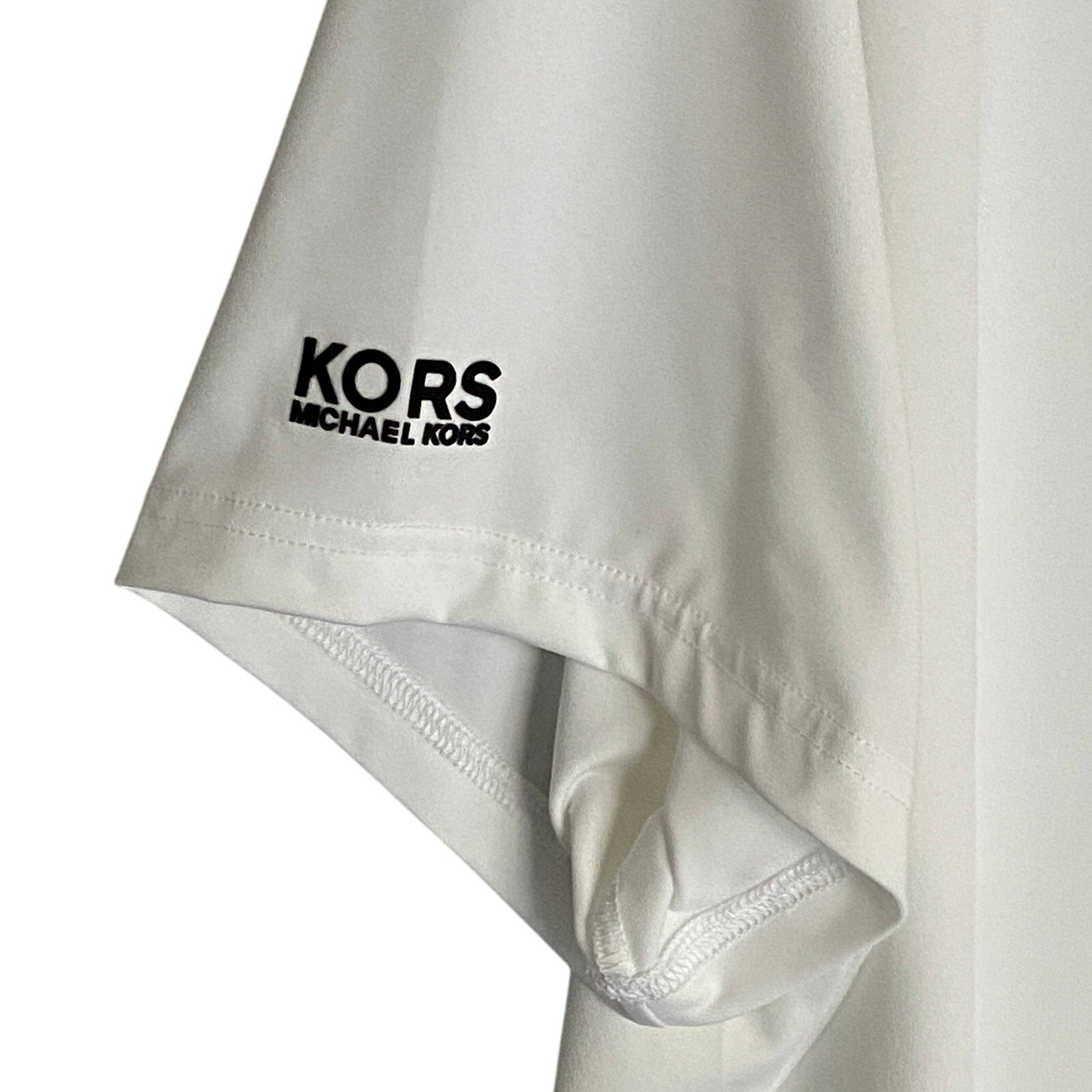 Michael Kors Polo Shirt Men's XXL Short Sleeve Wicking UV Solid White