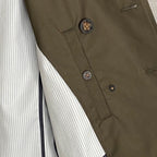 Lauren Ralph Lauren Men's 42S All-Weather Raincoat Double-Breasted Olive