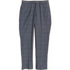 Calvin Klein Suit Pant Men's 30"x30" Slim Fit Stretch Grey & Blue Plaid