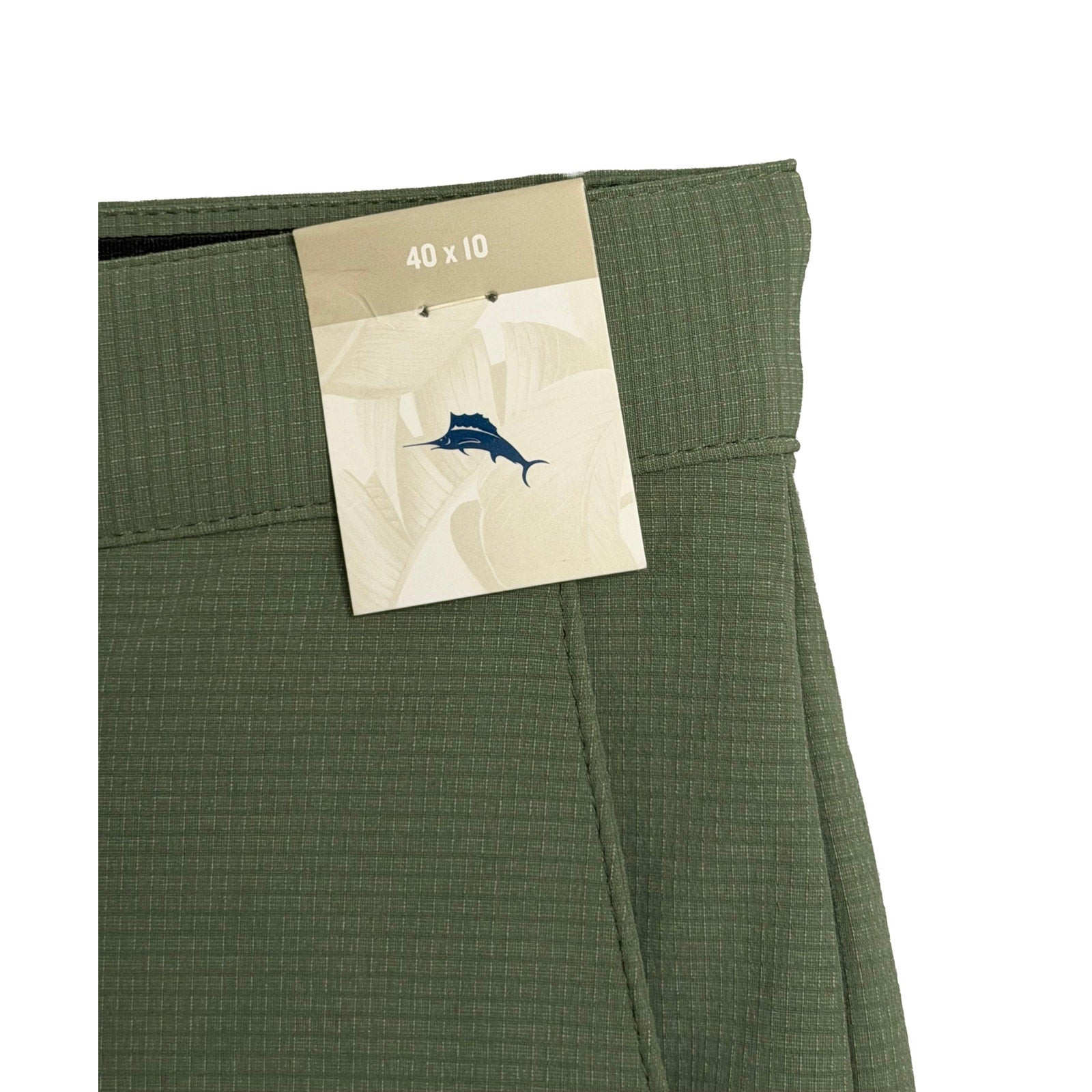 Tommy Bahama Men's 40" x 10" "Chip Shot Short" Dark Jade 5-Pocket Stretch