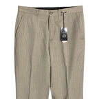 Armani Exchange Pants Men's 32W Dress Pant Raw Hem Wool Taupe Heather