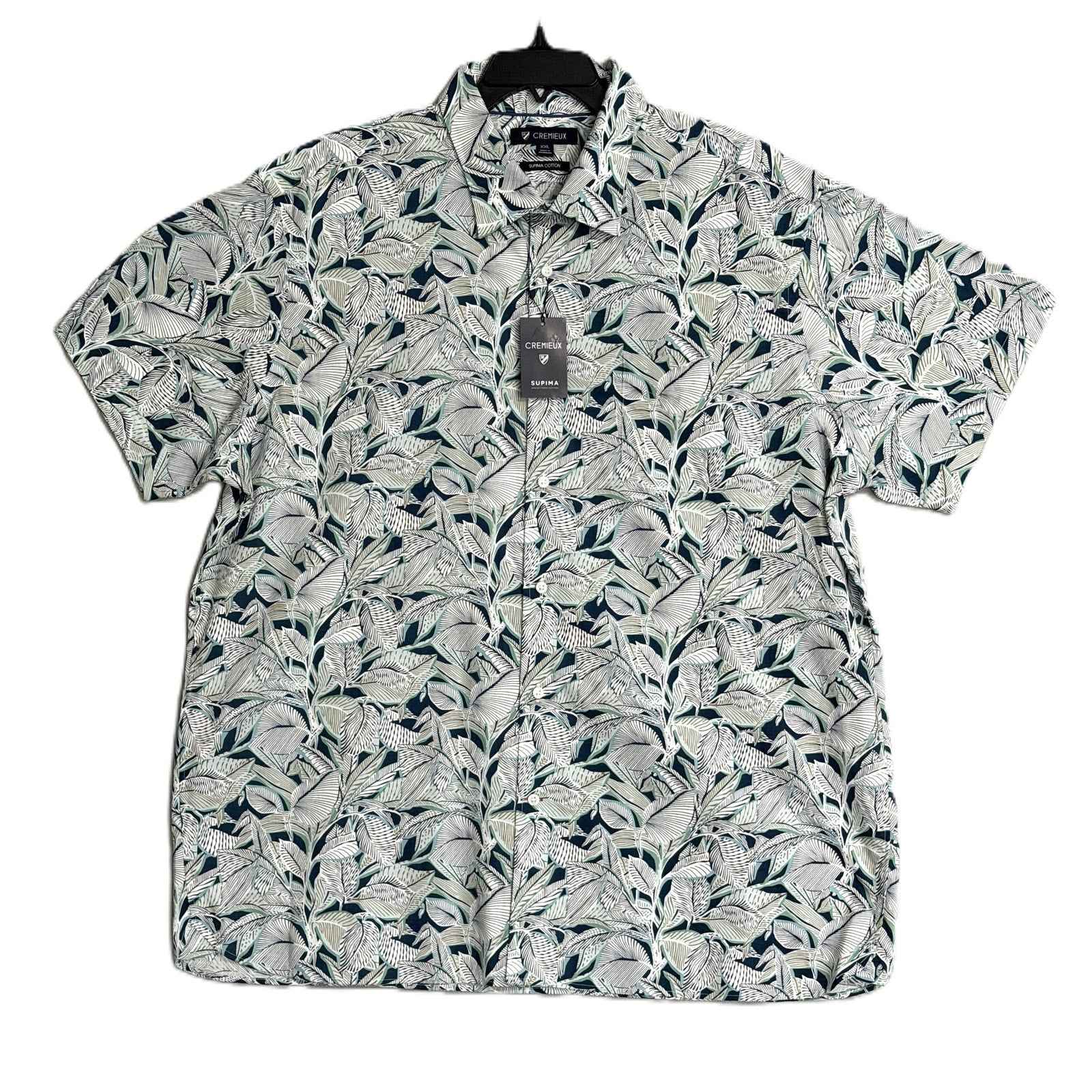Daniel Cremieux Casual Shirt Men's XXL Supima Cotton Button-Up Multi Floral