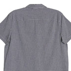 Michael Kors Shirt Men's XL Casual Short Sleeve Shirt Black & White Gingham