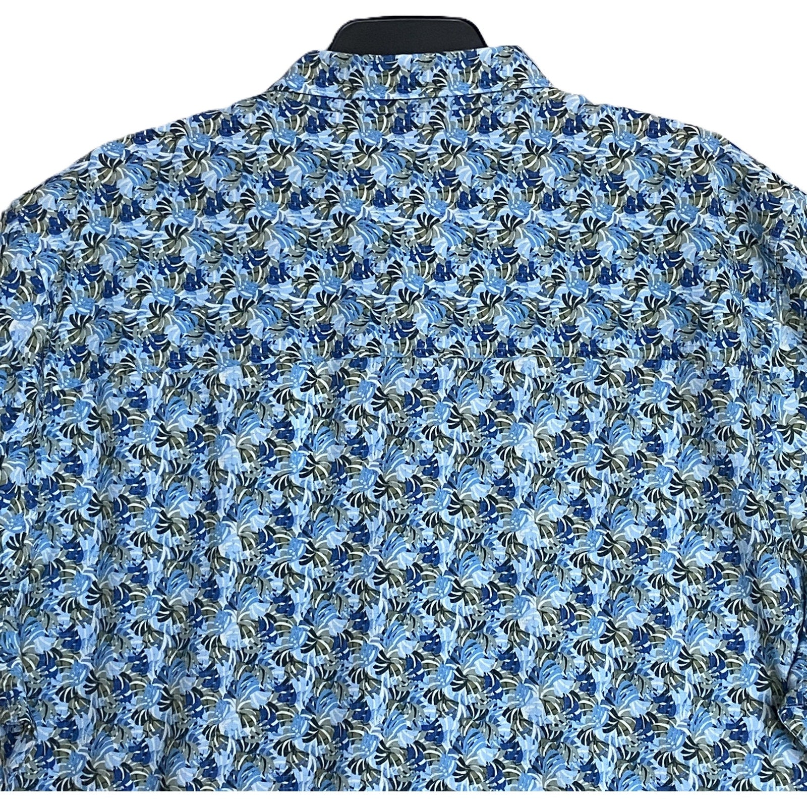 Tommy Bahama Shirt Men's 3XLT Big & Tall Bahama Coast Chico Palms Blue