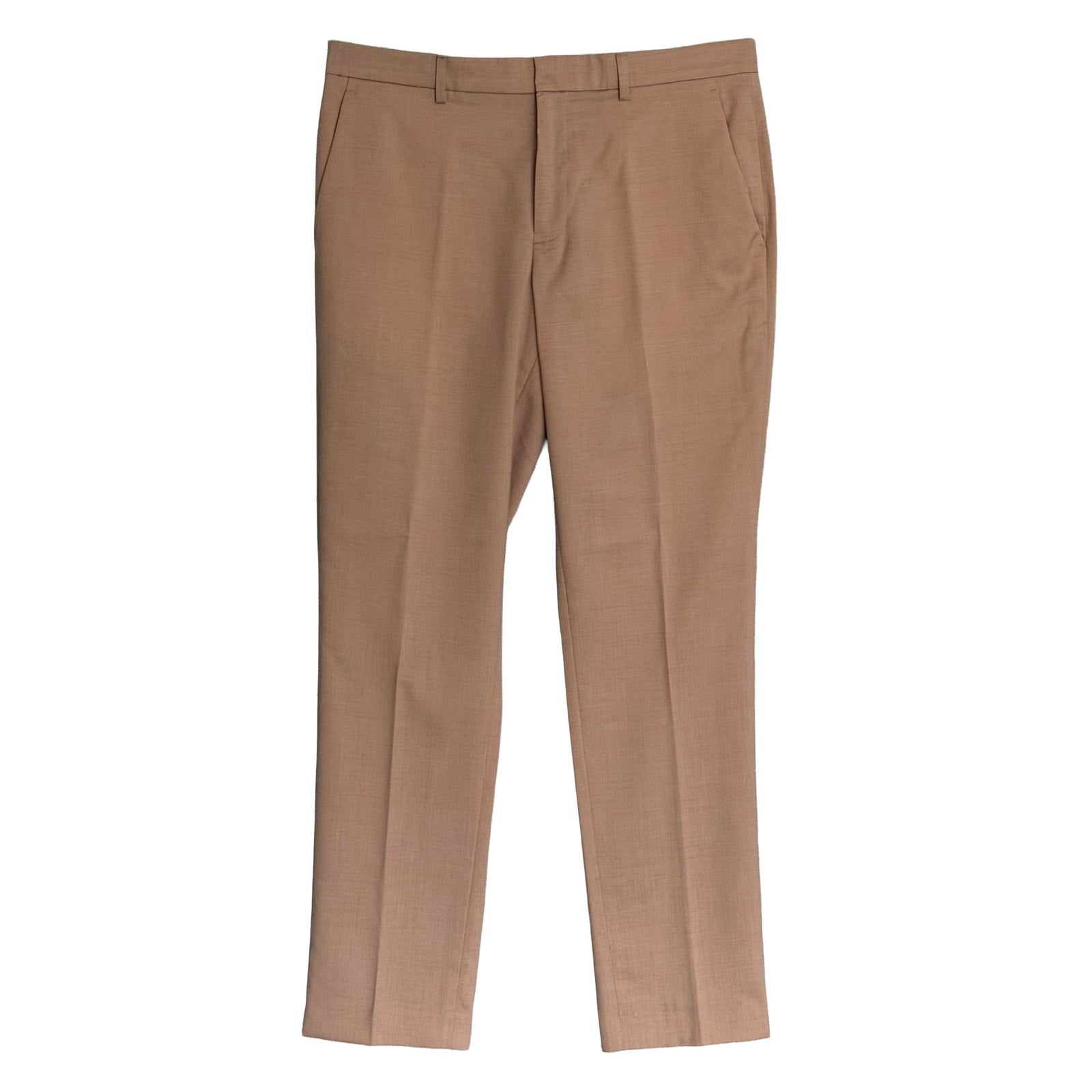 Perry Ellis Portfolio Pants Men's 33"x32" Slim Fit Dress Pant Stretch Salmon