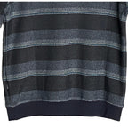 Quiksilver Pullover Hoodie Long Sleeve Men's Small Drawstring Blue Stripe