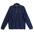 Tommy Bahama Half-Zip Men's 2XLT Big & Tall Montego Bay Sweatshirt Navy