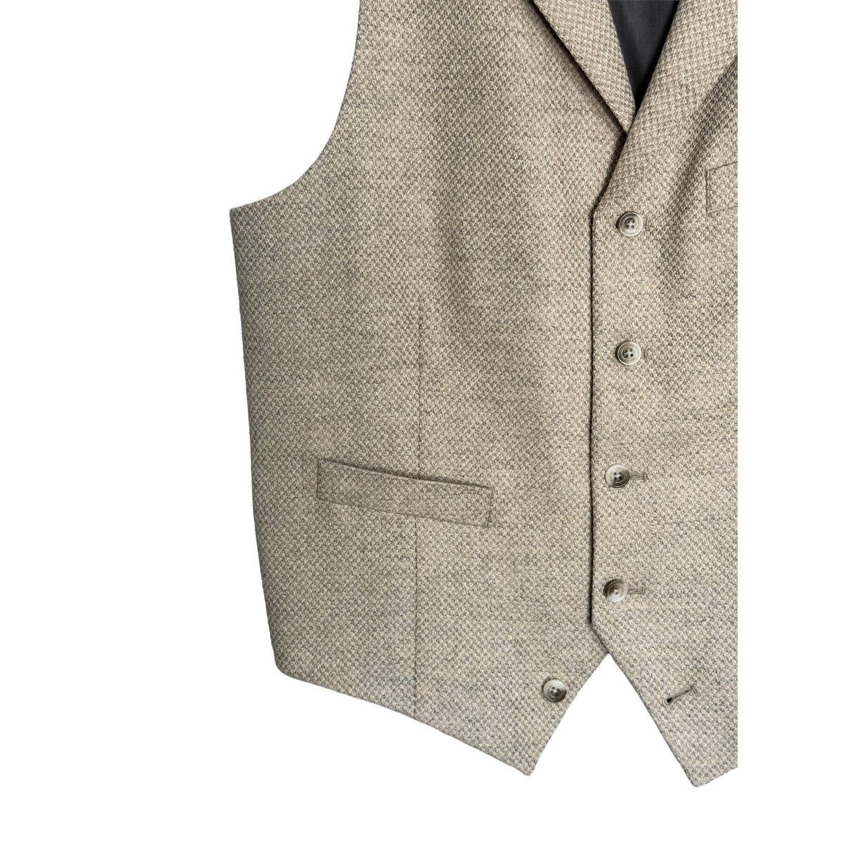 Daniel Cremieux Suit Vest Men's Medium Mt. Lussari Collection Wool Blend Tan