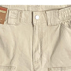 Roundtree & Yorke Shorts Men's 28W Cargo Shorts Classic Fit 7" Inseam Khaki