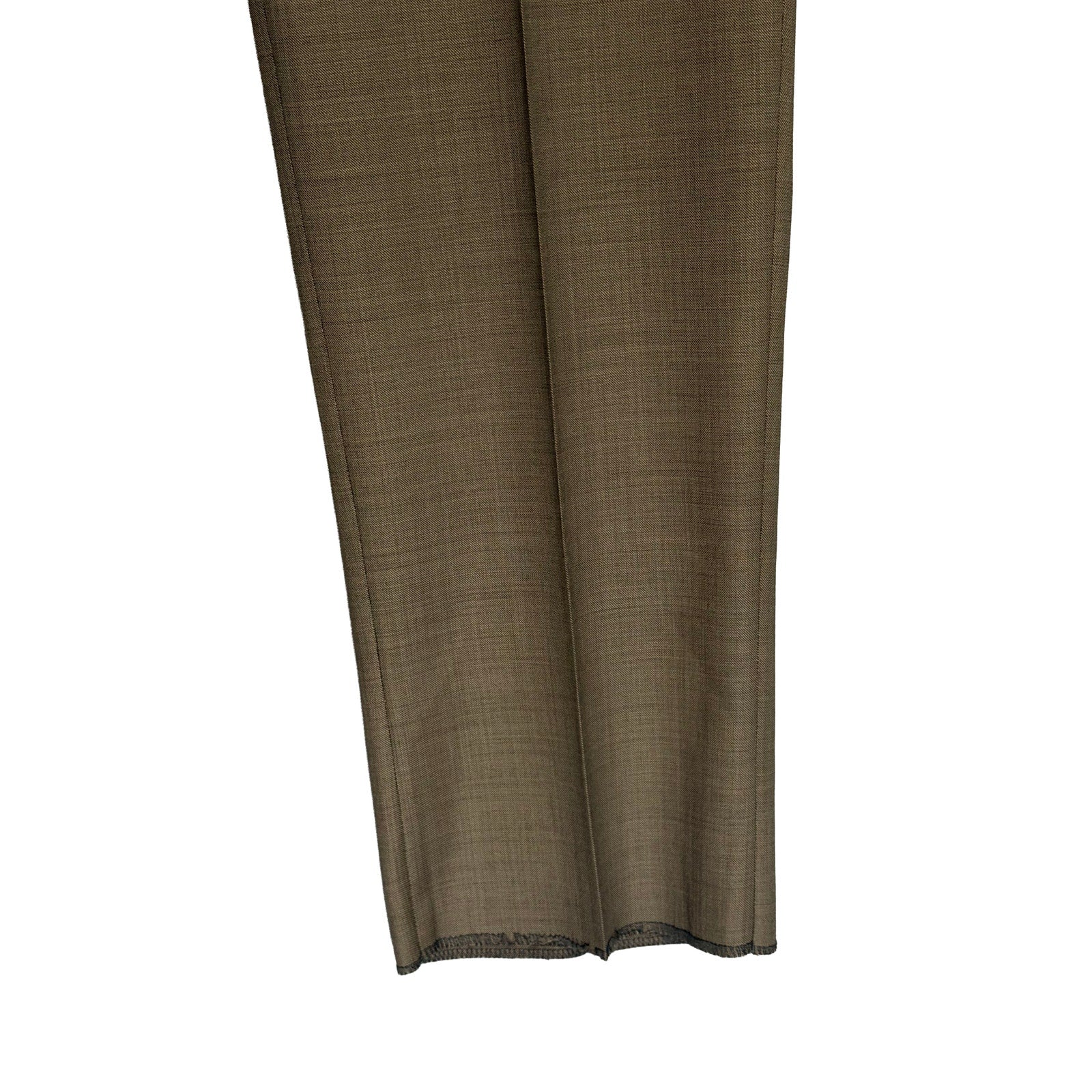 Daniel Cremieux Dress Pant Men's 46R Traveler Raw Hem Comfort Waist Tan