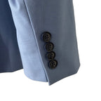 Bar III Suit Jacket Men's 44 Regular Slim Fit Wool Blend Stretch Light Blue