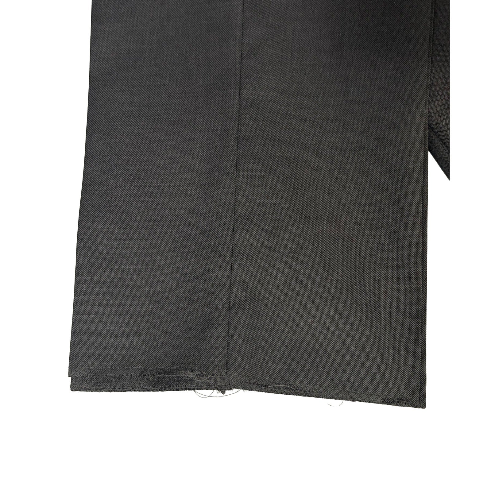 Daniel Cremieux Dress Pant Men's 46R Traveler Raw Hem Comfort Waist Charcoal