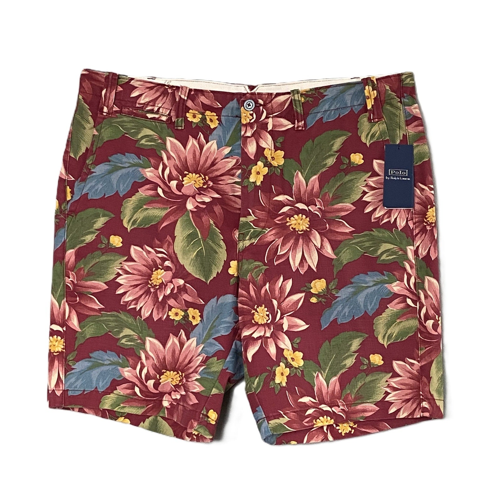 Polo Ralph Lauren Shorts Men's 35W 9-Inch Classic Fit Floral Twill Short