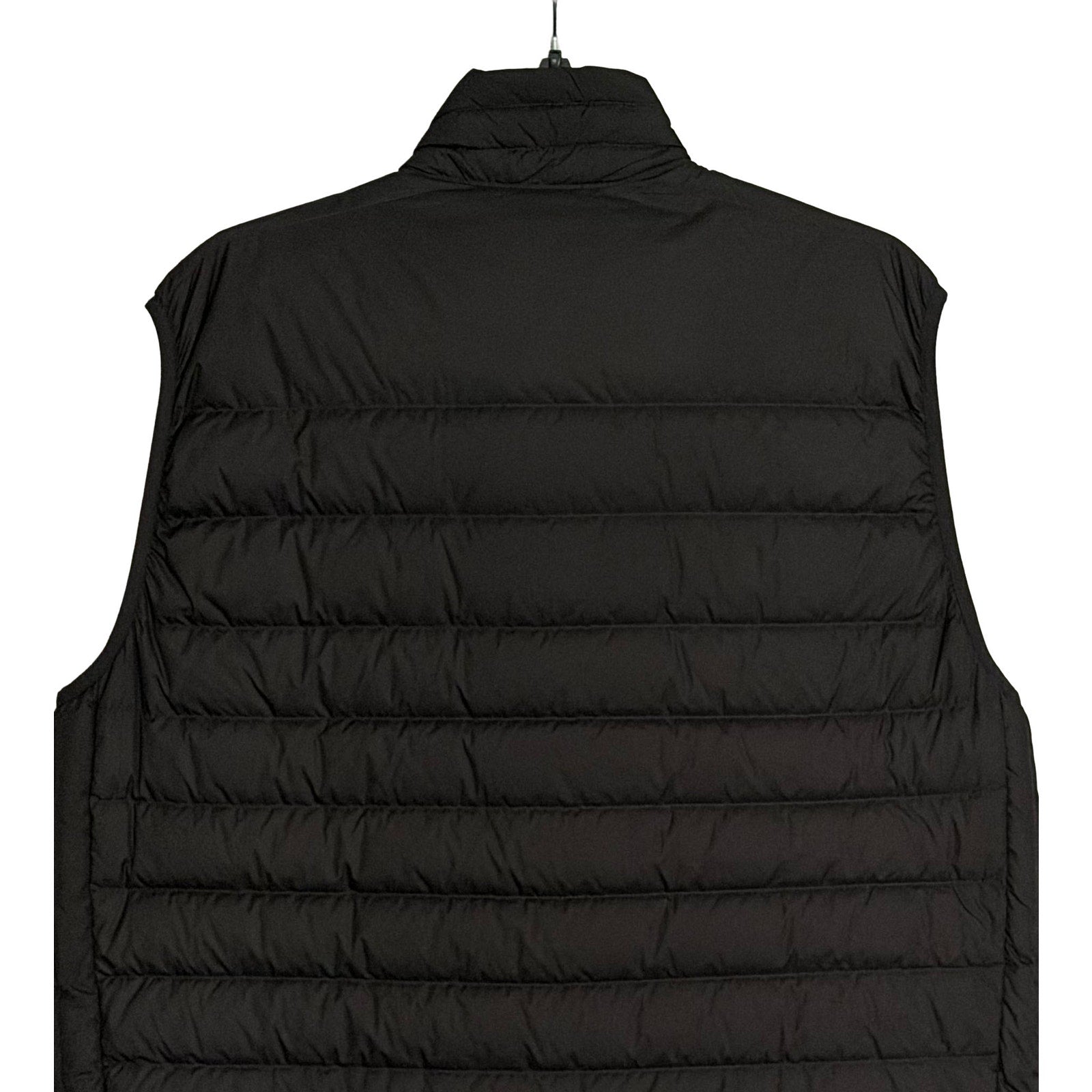 Roundtree & Yorke Down Vest Men's Large Full Zip Packable Pockets Black