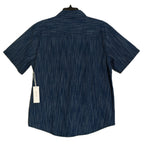 AG Los Angeles Shirt Men's Large Relaxed Fit Wesley Short Slv Button-Up Blue