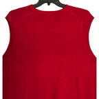 Hart Schaffner Marx Sweater Vest Men's 2XT Big & Tall Wool Red