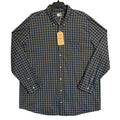 Faherty Coastline Knit Shirt Men's 3XLT Big & Tall Supima Cotton Twilight Check