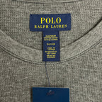 Polo Ralph Lauren Sleepwear Men's Small Crew Neck Long Sleeve Shirt Grey