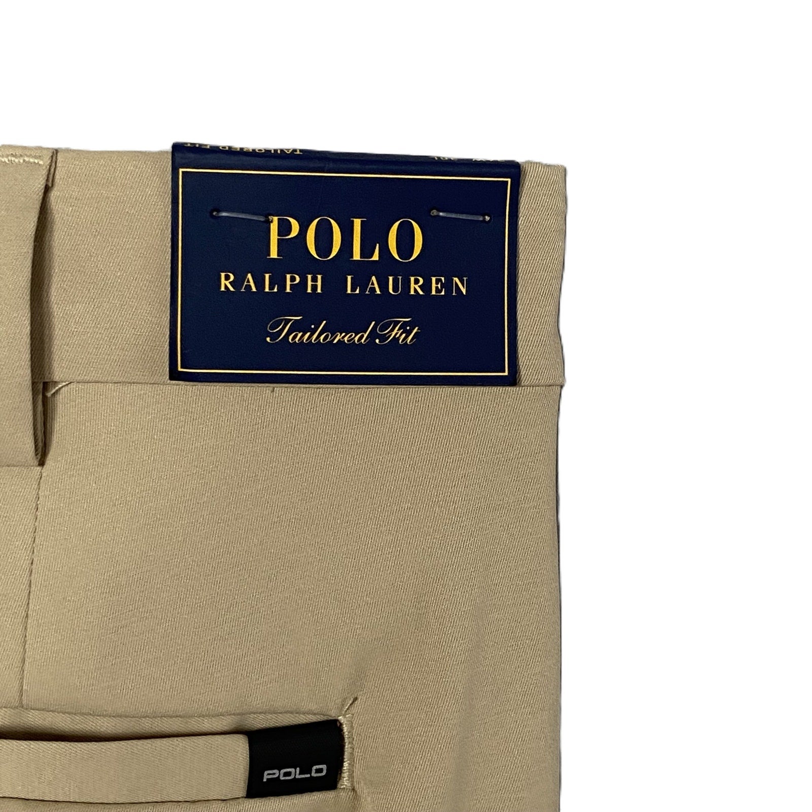 Ralph Lauren Performance Pants Men's 32x32 Tailored Fit Stretch Fabric Khaki