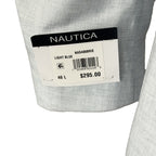 Nautica Sport Coat Men's 46 Long Modern Fit Active Stretch Lt Blue