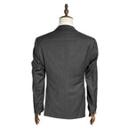 Armani Exchange Suit Jacket Men's 40 Regular Wool Solid Grey NEW