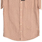 The Normal Brand Shirt Men's Small Short Sleeve Button-Up Copper Dobby