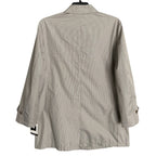 Lauren Ralph Lauren Coat Men's 40 Short All Weather Cream Brown Houndstooth