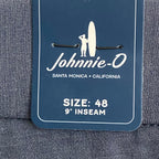 Johnnie-O Mulligan Shorts Men's 48W Big & Tall 9" Inseam Stretch Dark Gray