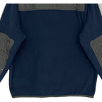 Tommy Bahama Sweatshirt Men's Medium Field Runner Half-Snap Mock-Neck Blue