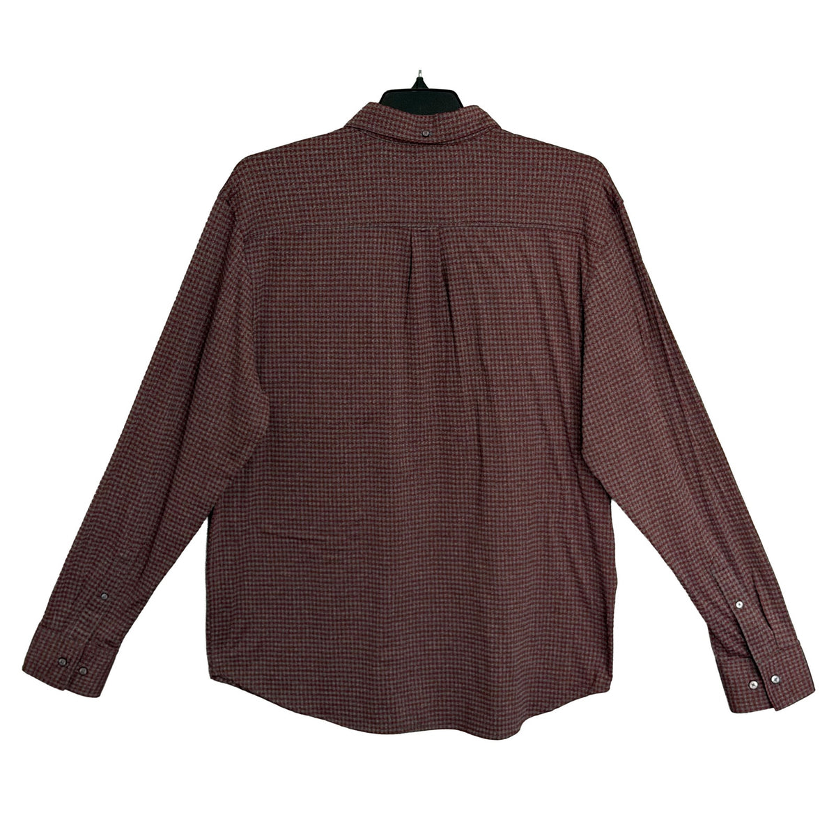 Tommy Bahama Shirt Men's XL "San Sebastian Check" Shirt Pinot Noir