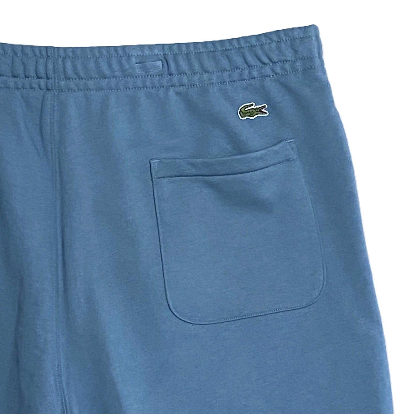 Lacoste Fleece Shorts Men's XXL Regular Fit Elastic Drawstring Waist Blue NEW