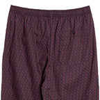 Ted Baker Sleep Pant Men's Small Woven Cotton Drawstring Pockets Red & Black