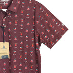 Chubbies Polo Shirt Men's Small "That's the Spirit" Short Sleeve Red