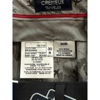 Daniel Cremieux Dress Pant Men's 30R Traveler Raw Hem Comfort Waist Charcoal