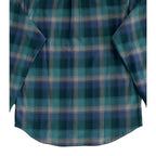 Tommy Bahama Shirt Men's Small Canyon Beach Flannel Fireside Check Seaway