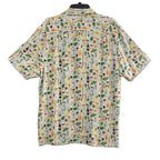 Tommy Bahama Shirt "The Veracruz Cay Lemon Lounge" Men's Medium Foggy Dew