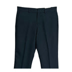 Perry Ellis Portfolio Pant Men's 32"x30" Modern Fit Flat Front Total Eclipse