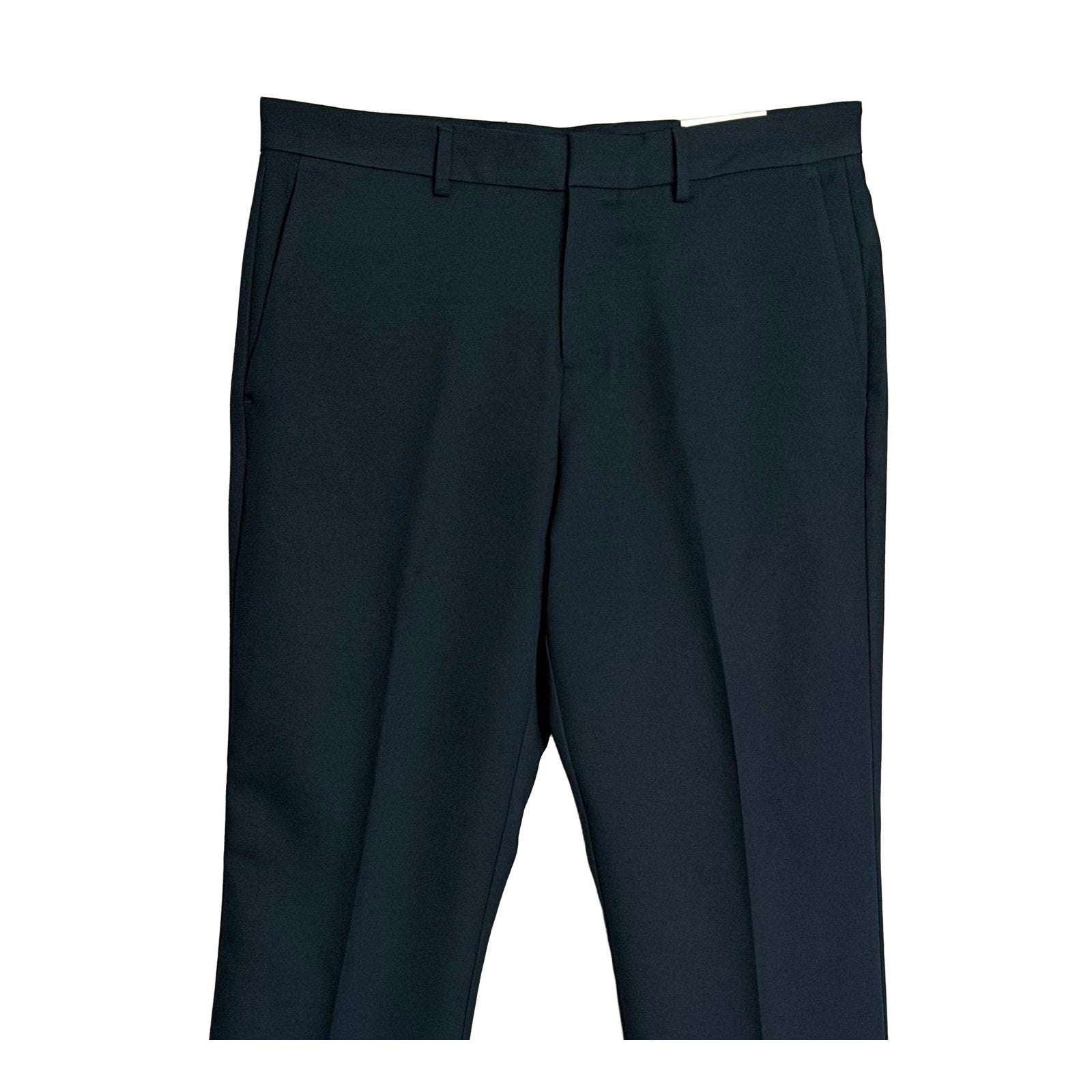 Perry Ellis Portfolio Pant Men's 32"x30" Modern Fit Flat Front Total Eclipse