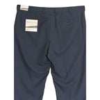 Perry Ellis Portfolio Pants Men's 40"x32" Dress Pants Modern Fit Indigo