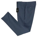 Armani Exchange Dress Pant Men's 30W Flat Front Raw Hem Stretch Wool Blue
