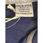 Tommy Bahama Half-Zip Men's 2XLB Big & Tall Montego Bay Sweatshirt Navy