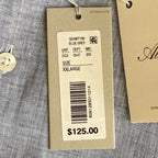 Daniel Cremieux Linen Shirt Men's XXL Signature Albini Fabrics Blue & Gray