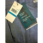 Perry Ellis Portfolio Pants Men's 36"x34" Modern Fit Linen Blend Blueprint