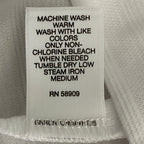 Daniel Cremieux Polo Shirt 38 Men's Medium Supima Cotton Shirt White Stripe