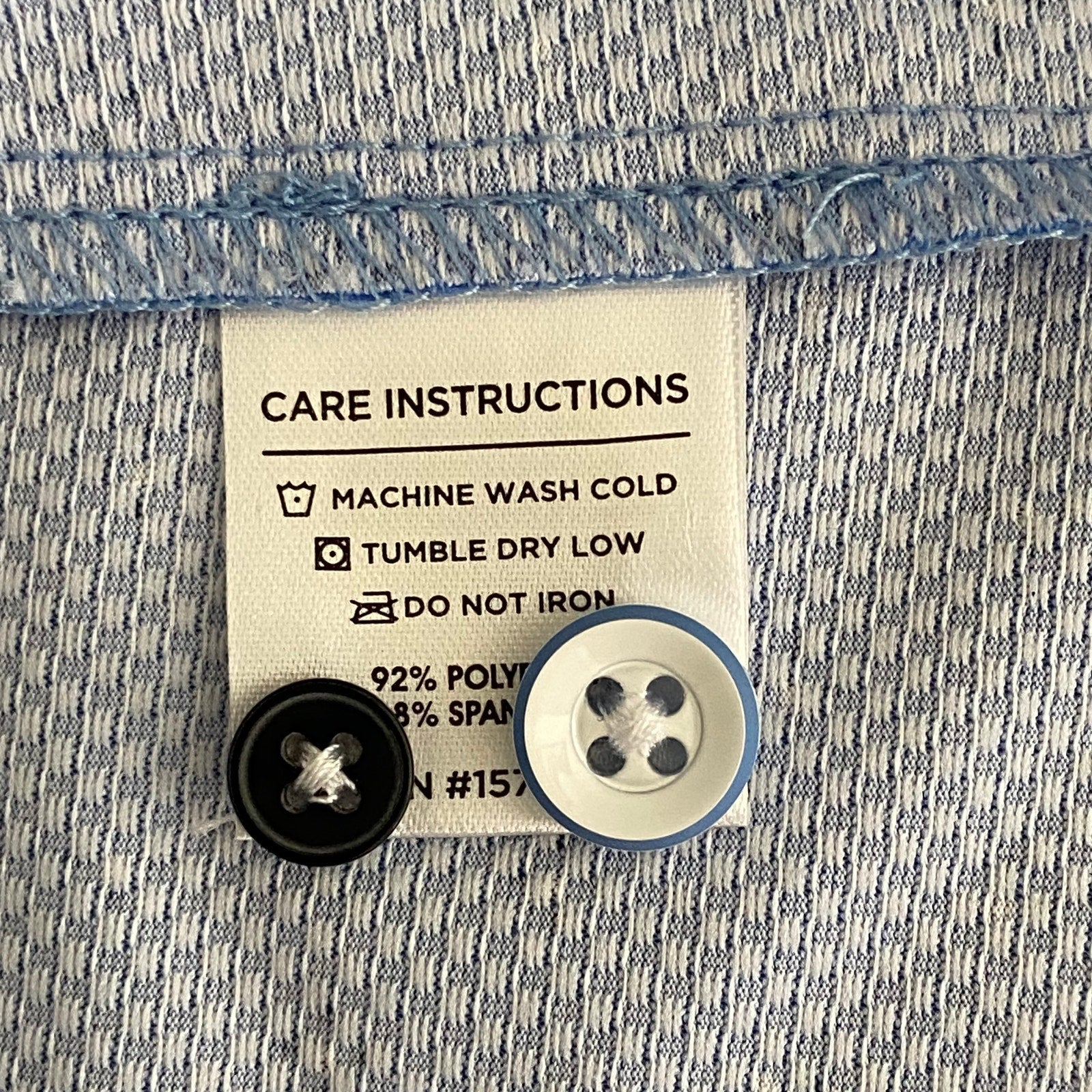 Mizzen+Main Shirt Men's XXL Halyard Trim Fit No Tuck Short Slv Blue Dot Geo