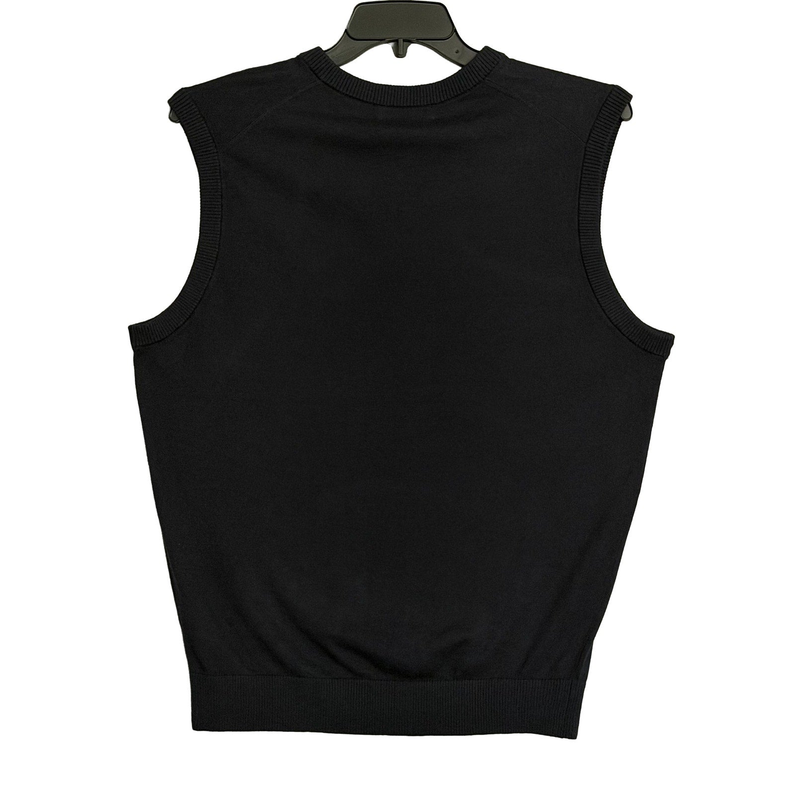 Daniel Cremieux Sweater Vest Men's Large Supima Cotton Cashmere Navy