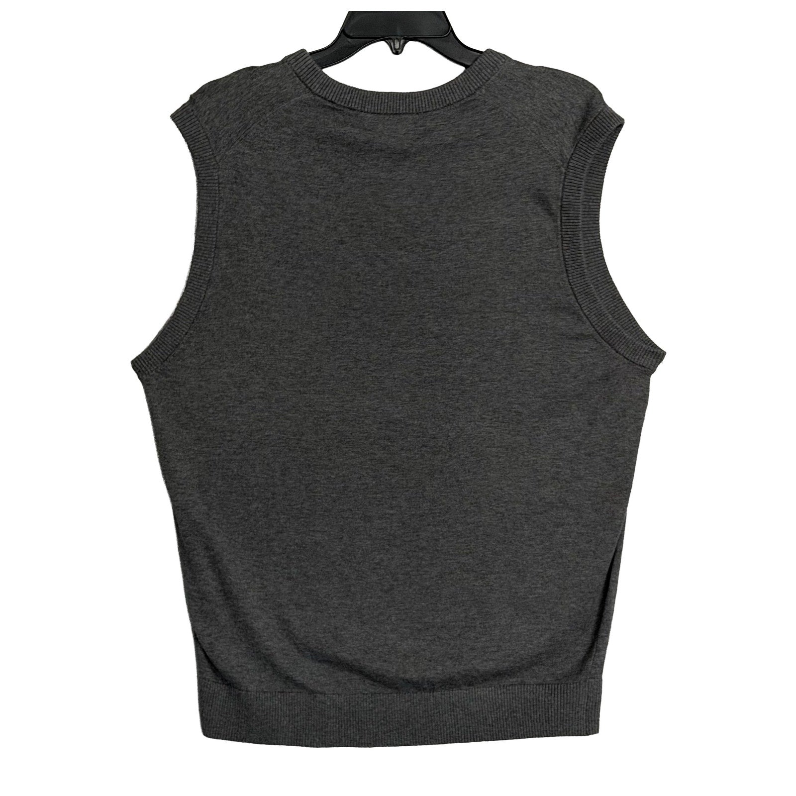 Daniel Cremieux Sweater Vest Men's Large Supima Cotton Cashmere Grey